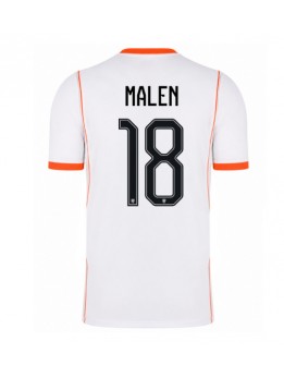 Billige Nederland Donyell Malen #18 Bortedrakt VM 2026 Kortermet